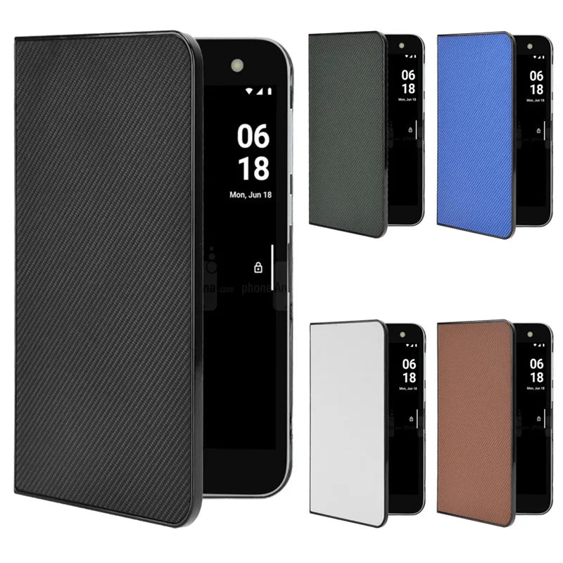 Phone Protective Case Simple Pattern Leather Sleeve Phone Cover for Microsoft Surface Duo Phone Case